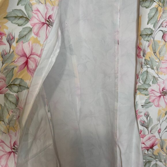 Saint Genies coat Floral trench coat jacket / blazer dress Sz 6 WOMEN USA NEW - Picture 8 of 10